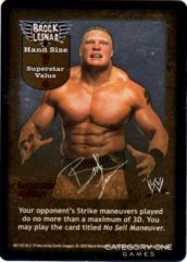 Brock Lesnar Superstar Card